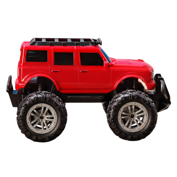 Off Roader Rechargeable Remote Control Car – 125ft Range | 4 Headlight Modes | Li-ion Battery | USB-C Charging | RC Monster Truck for Kids